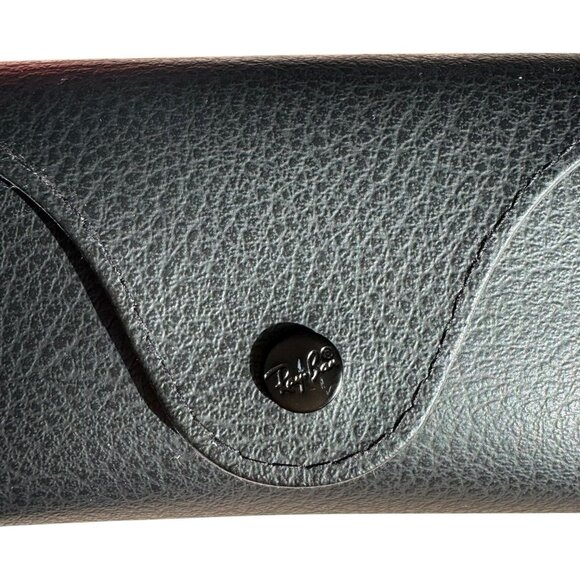 RayBan Sunglasses Box & Case ONLY Black Cleaning Cloth Set New *Empty* Original - Picture 8 of 10